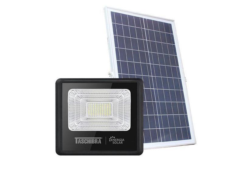 Imagem de Refletor led solar tr sun 60w 6500k preto -taschibra