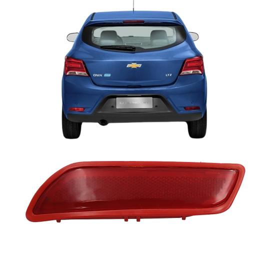 Imagem de Refletor Olho De Gato Parachoque Traseiro Onix Ls Lt 2013 A 2016 Onix Joy 2017 2018