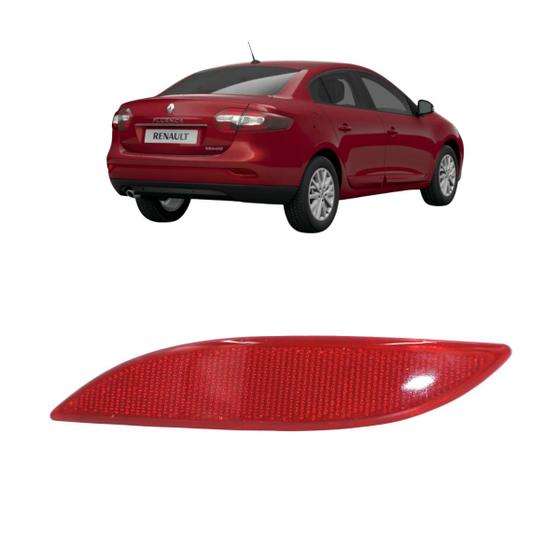 Imagem de Refletor Olho De Gato Traseiro Fluence 2011 2012 13 14 15 2016 2017 Esquerdo