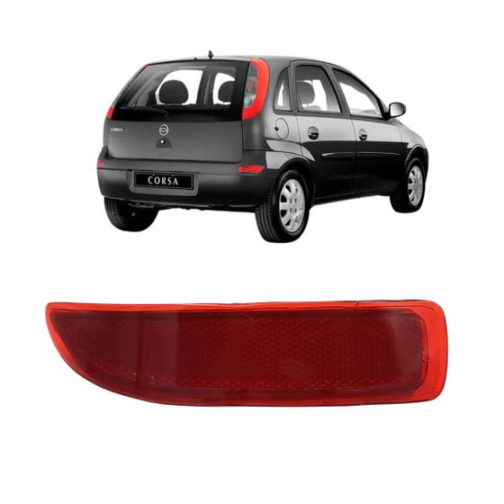 Imagem de Refletor Parachoque Traseiro Esquerdo Corsa Hatch 03 A 2012