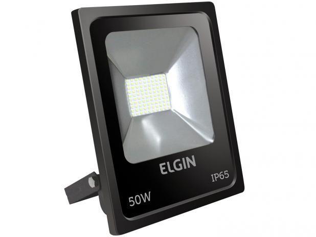 Imagem de Refletor Power Led 50W Preto Sem Sensor Bivolt - Elgin