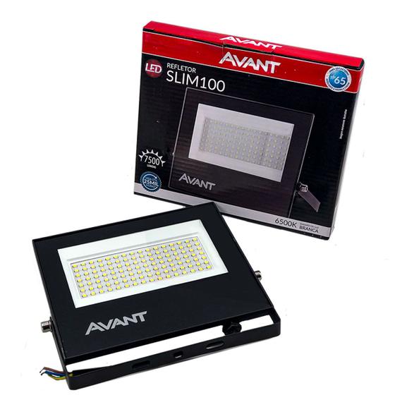 Imagem de Refletor Slim Led 100W 6500K Bivolt - 259601373