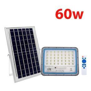 Imagem de Refletor Solar 60W Holofote Ultra Led Branco Frio IP66