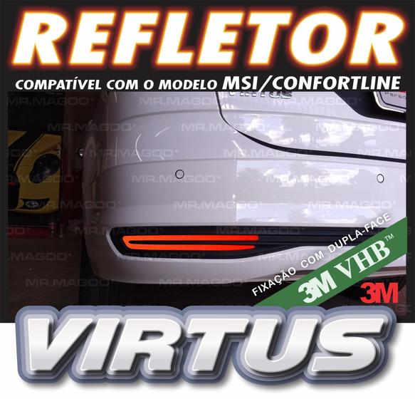 Imagem de Refletor Virtus MSI e Confortline Dupla Face 3M