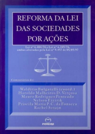 Imagem de Reforma Da Lei Das Sociedades Por Ações