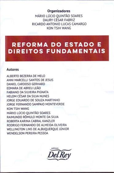 Imagem de Reforma do Estado e Direitos Fundamentais - 01Ed/20 - DEL REY LIVRARIA E EDITORA