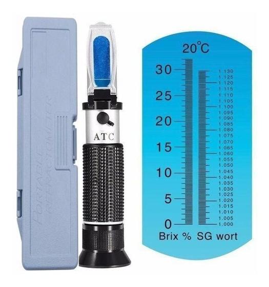 Imagem de Refratômetro Brix 0-32% E Gravidade Específica 2 Escalas