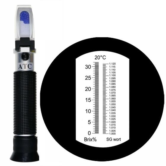 Imagem de Refratômetro Lorben Profissional Atc Brix 0-32% Gravidade