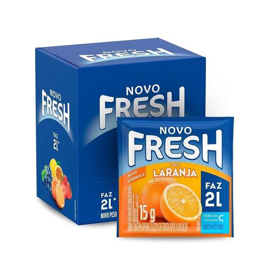Imagem de Refresco em Pó Fresh Laranja 15g Display com 15 Unidades