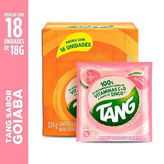 Imagem de Refresco em Pó Tang Goiaba 18g Display com 18 Unidades