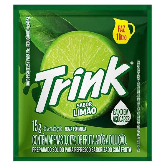 Imagem de Refresco em Pó Trink Limão 15g - Embalagem com 15 Unidades