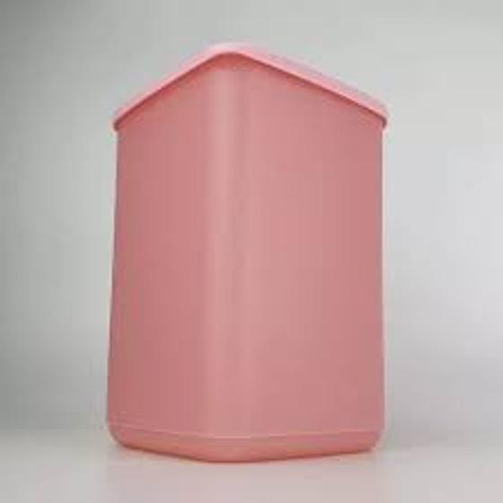 Imagem de Refri Line Quadrado 2,2L Rosa Pêssego Tupperware