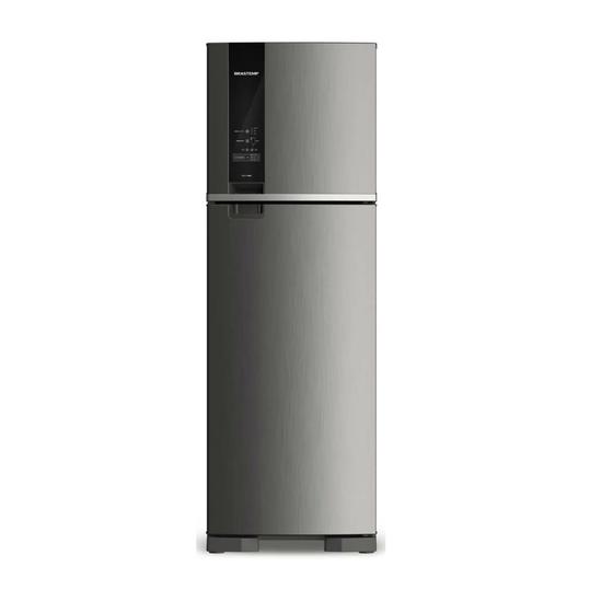 Imagem de Refrigerador Brastemp 400 Litros Frost Free Duplex com Freeze Control Inox BRM54JK - 220 Volts