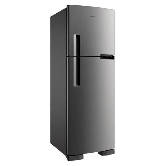 Imagem de Refrigerador Brastemp BRM44HK Frost Free com Gavetão de Legumes Fresh Zone Inox - 375L