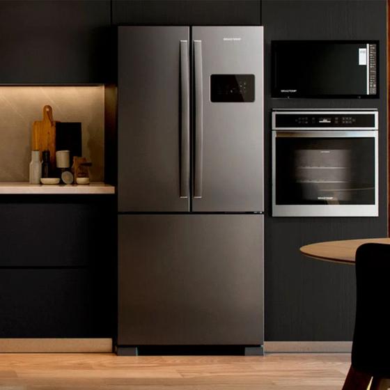 Refrigerador Brastemp BRO85AK Inverse 3 Portas 554L Menor preço em Refrigerador Brastemp BRO85AK Inverse 3 Portas 554L