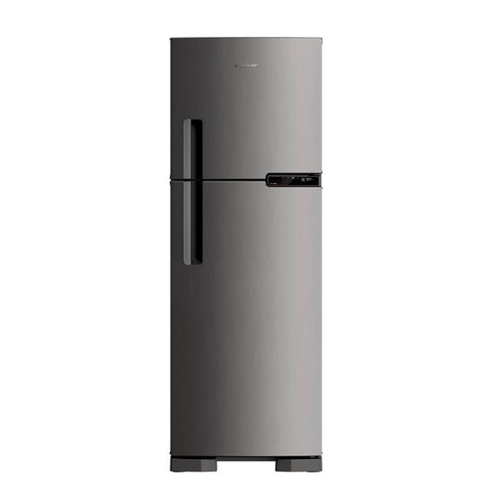 Imagem de Refrigerador Brastemp Frost Free 375 Litros Duplex com Compartimento Extrafrio Inox BRM44HK - 127 Volts