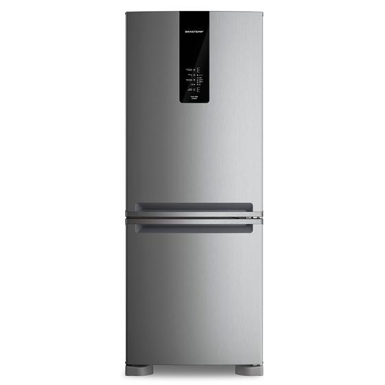 Refrigerador Brastemp Inverse Frost Free A+++ 447 Litros Inox com Smart Flow e Fresh Box - BRE57FK Imagem de Refrigerador Brastemp Inverse Frost Free A+++ 447 Litros Inox com Smart Flow e Fresh Box - BRE57FK