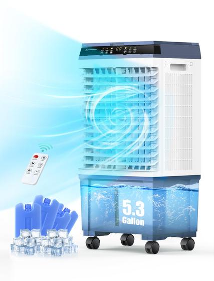 Imagem de Refrigerador de ar evaporativo Air Choice 3 em 1 1800CFM 20L com temporizador