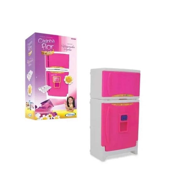 Imagem de Refrigerador Duplex Casinha Flor Estilo Xalingo - 0482.1