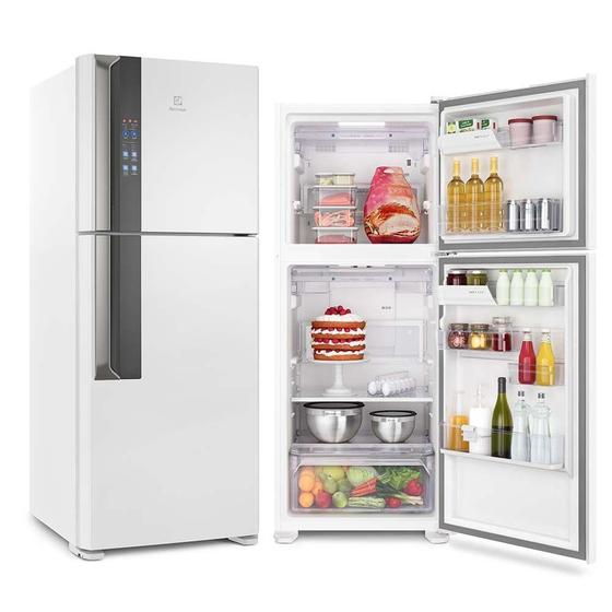 Imagem de Refrigerador Electrolux Inverter Top Freezer 431L Branco 127V IF55