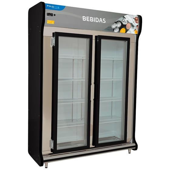 Imagem de Refrigerador/Expositor Auto Serviço Bebidas Classic 2 Portas 1,5m 2151 PoloFrio