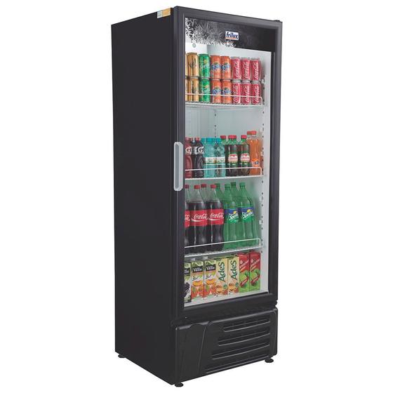 Imagem de Refrigerador Expositor Frilux Vertical Visacooler RF004 410 Litros - Preto