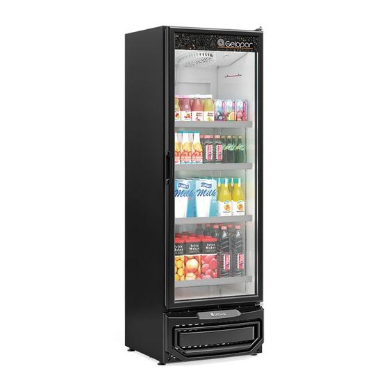 Geladeira/refrigerador 450 Litros 1 Portas Preto - Gelopar - 220v - Gcvr-45pr