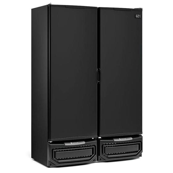 Geladeira/refrigerador 957 Litros 2 Portas Preto - Gelopar - 220v - Gcbc-950cpr