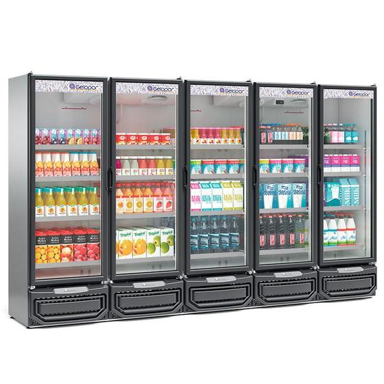 Imagem de Refrigerador/ Expositor Vertical Conveniência GCVR-2500 TI Tipo Inox  2492 Litros Gelopar