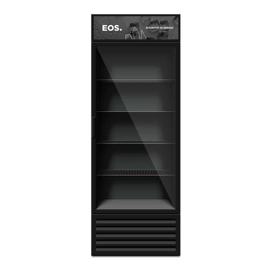 Geladeira/refrigerador 510 Litros 1 Portas Preto All Black - Eos - 220v - Eev500p