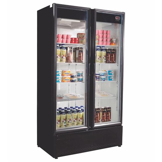 Imagem de Refrigerador/Expositor Vertical Frios e Laticínios RF-020 - Portas de Vidro Duplo 700 L +2 a +8C - Frilux