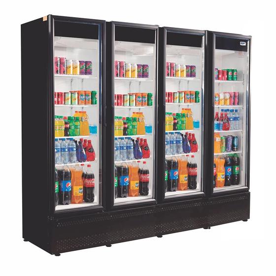 Imagem de Refrigerador/Expositor Vertical Frios e Laticínios RF-023 - 4 Portas de Vidro Duplo 1450 L +2 a +8C - Frilux