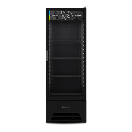 Refrigerador Expositor Vertical Metalfrio 577 Litros All Black Optima VB52AH 110V Menor preço em Refrigerador Expositor Vertical Metalfrio 577 Litros All Black Optima VB52AH 110V