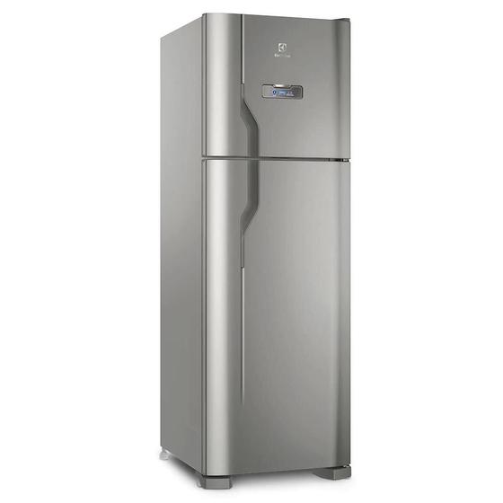Refrigerador Frost Free Inox 371L Electrolux DFX41 220V Menor preço em Refrigerador Frost Free Inox 371L Electrolux DFX41 220V