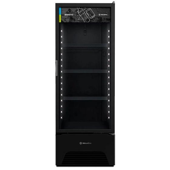 Geladeira/refrigerador 403 Litros 1 Portas Preto All Black - Metalfrio - 220v - Vb40ah