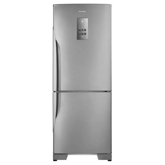 Imagem de Refrigerador Panasonic NR-BB53PV3X Frost Free com Tecnologia Inverter Aço Escovado 220v