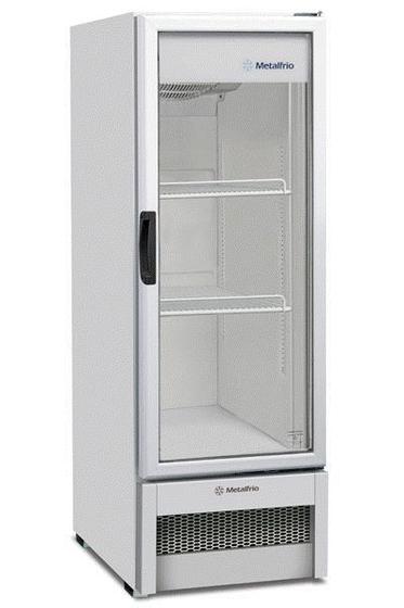 Imagem de Refrigerador Porta de Vidro 276L VB25R Light 220V Branco Tq Plástico - Metalfrio