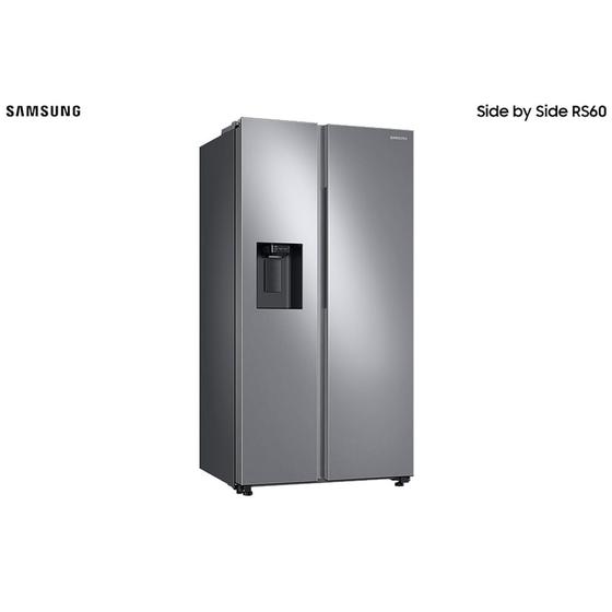 Imagem de Refrigerador RS60 Samsung Side by Side Inverter 602 Litros com All Around Cooling e SpaceMax Inox Look - RS60T5200S9