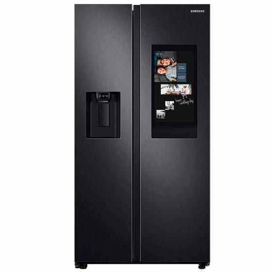 Imagem de Refrigerador Side by Side Family Samsung de 02 Portas Frost Free, 585 Litros, Painel Eletrônico, Inox e Preto - RS58T5561B1