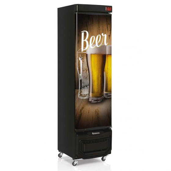 Imagem de Refrigerador Vertical Cervejeira 127V Frost Free Gelopar Preto