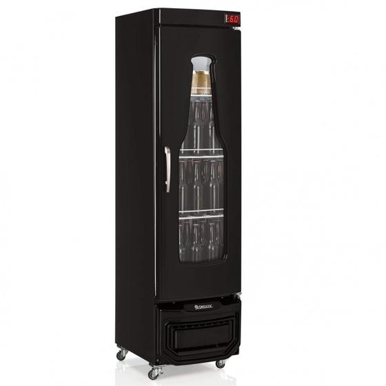 Imagem de Refrigerador Vertical Cervejeira 127V Frost Free Gelopar Preto