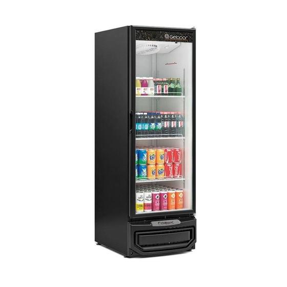 Imagem de Refrigerador Vertical Grv-57p Preto Porta De Vidro 578 Litros 127V - Gelopar