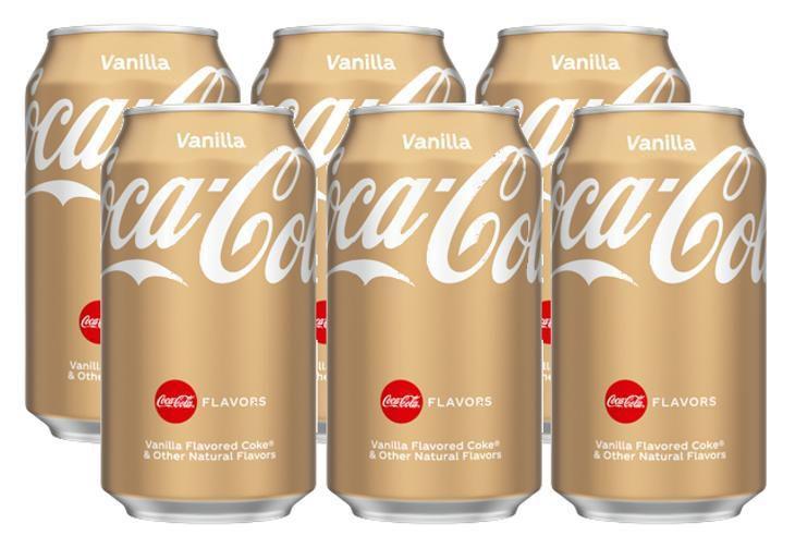 Refrigerante Coca Cola Baunilha Vanilla Caixa 6 Latas 355Ml - Coca-cola ...