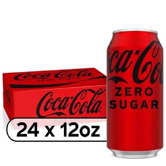 Imagem de Refrigerante COCA COLA Sem Açucar Lata 350ml (24 Latas)