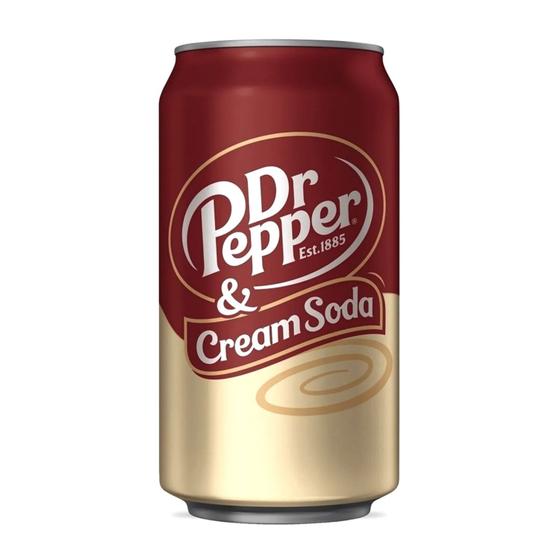 Imagem de Refrigerante Dr Pepper Cream Soda COLA BAUNILHA 1 Lata 355ml