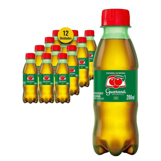 Imagem de Refrigerante Guaraná Antarctica Pet 200Ml (12 Unidades)