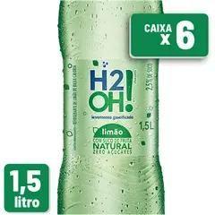 Imagem de Refrigerante H2Oh Limão Pet 1,5L Caixa c/ 6 un