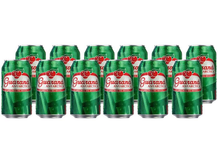 Imagem de Refrigerante Lata Guaraná Antarctica - Original do Brasil 12 Unidades 350ml