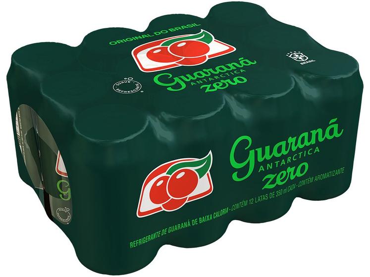 Refrigerante Lata Guaraná Antarctica Zero Diet – 12 Unidades 350ml