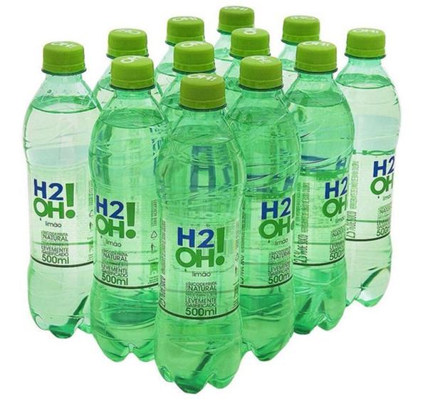 Refrigerante Limão H2o 500ml - Kit Com 12 Menor preço em Refrigerante Limão H2o 500ml - Kit Com 12